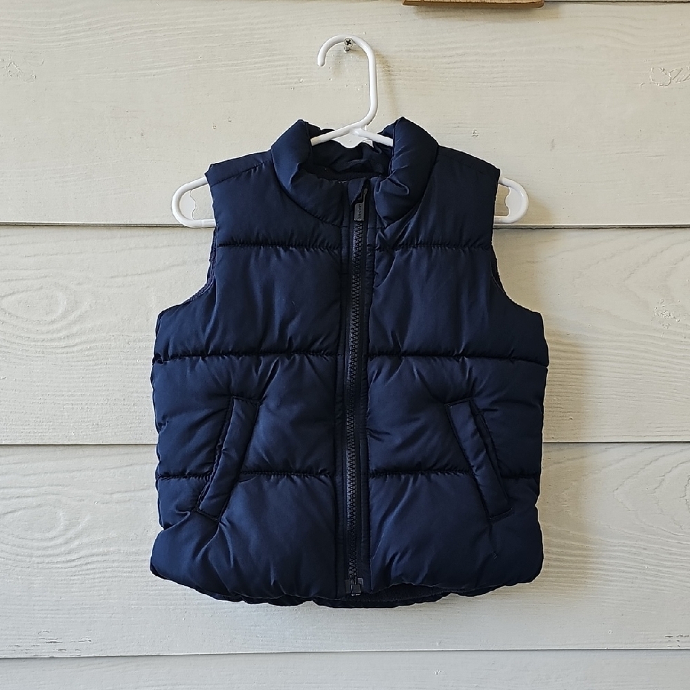 Old Navy Dark Navy Toddler Fleece-Lined Vest